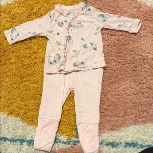 Angel Dear Adorable Pink Elephant Baby Outfit